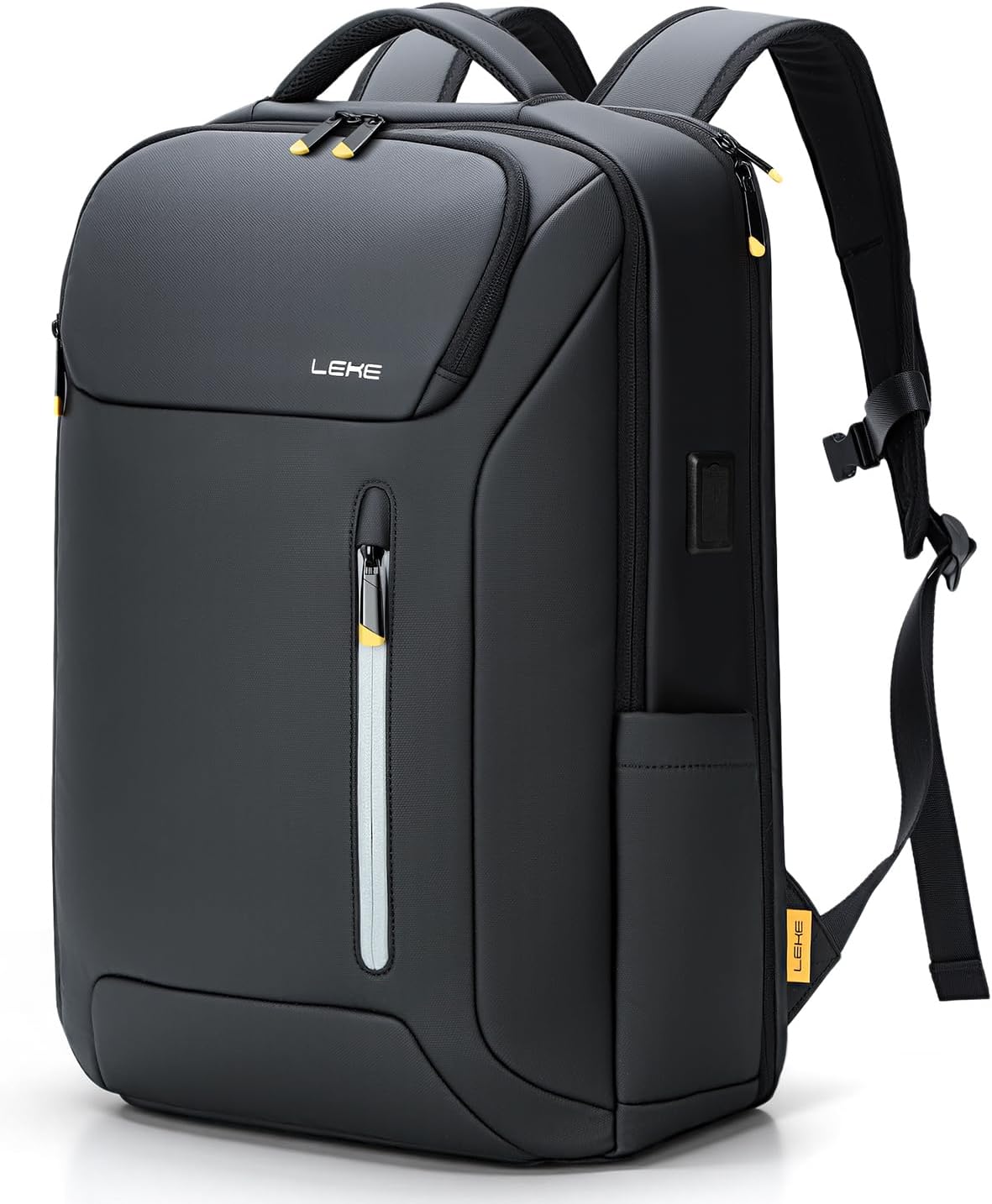Detalle de Lekespring Laptop Backpack for Men, 17.3 Inch 30L: Practical, Weather-Ready Travel Companion