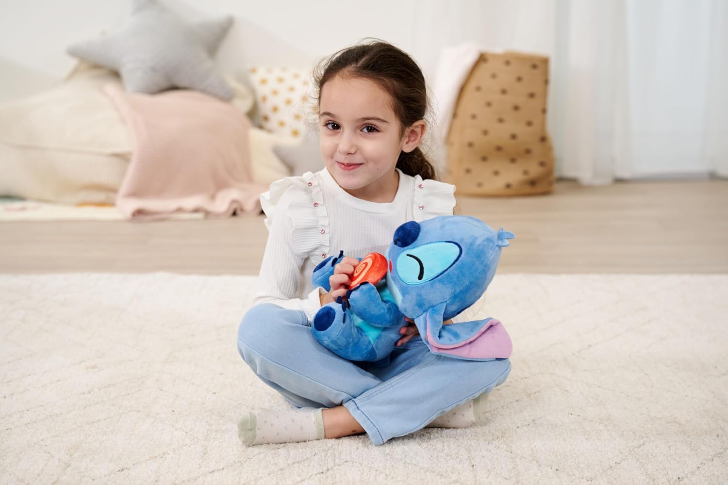 Thumbnail 3 de Simba Disney Stitch Kuscheltier mit Lollipop (Plüschfigur, 25 cm) – zum Knuddeln ab 0 Jahren