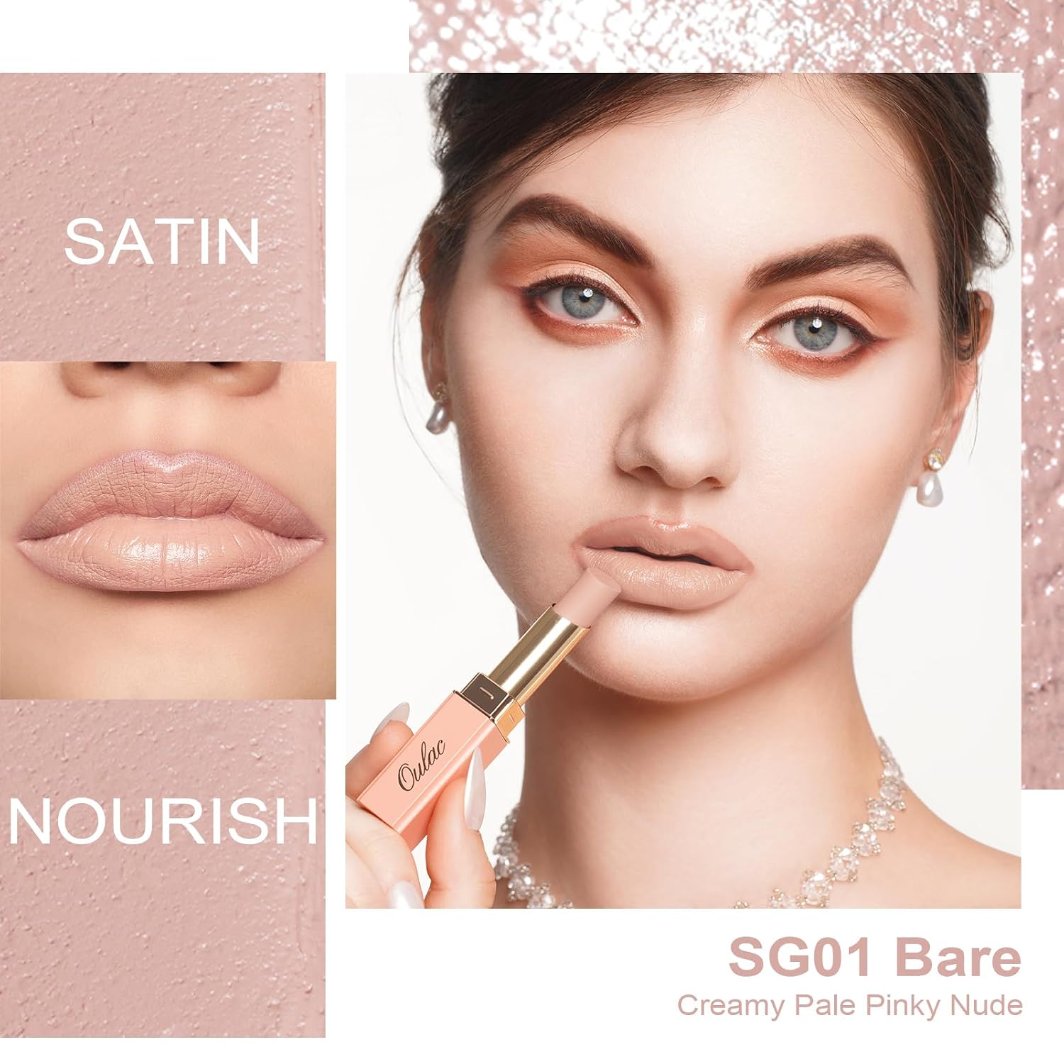 Thumbnail 1 de Oulac SG01 Bare Pflegender Lippenstift 4g 💄