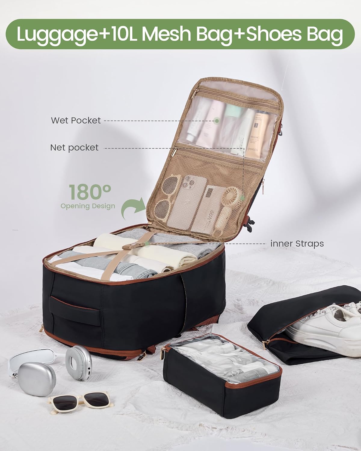 Detalle de LOVEVOOK Travel Backpack 50L