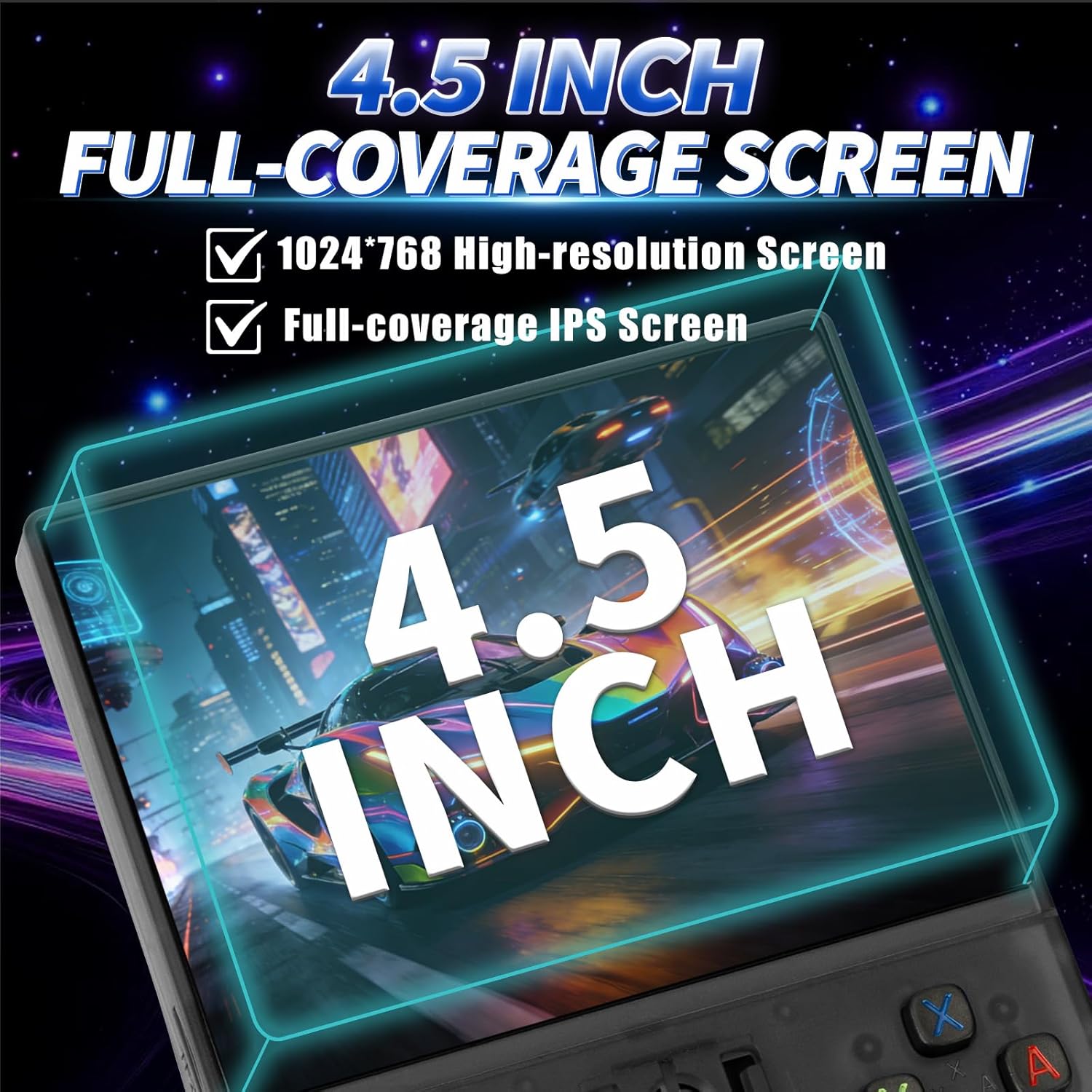 Thumbnail 2 de Blidinner 2026 NEW Upgrade R36MAX II Retro Handheld: 4.5-inch HD Screen, 18,000+ Games, 4000mAh Battery