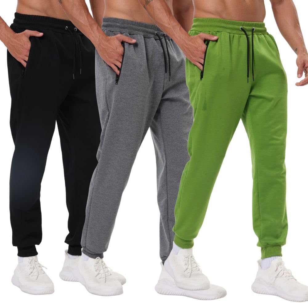 Thumbnail 6 de Bsrpolry 3-Pack Men’s Athletic Sweatpants with Zip Pockets