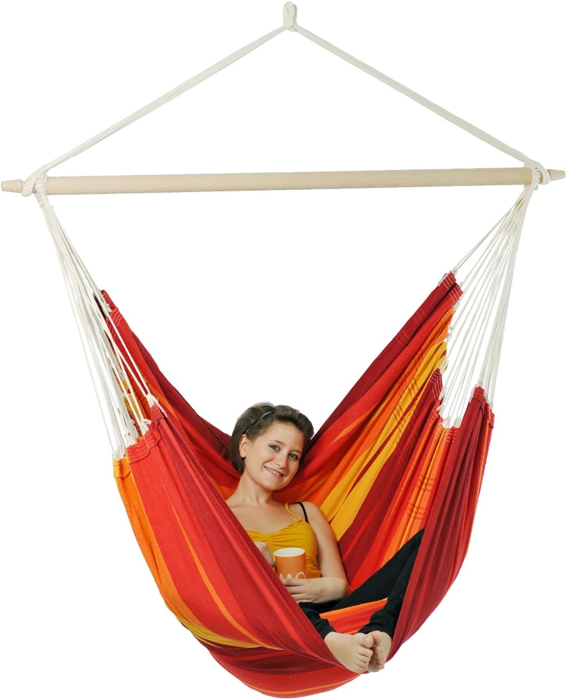 AMAZONAS Brasil Gigante AZ-2030310 – fotel wiszący, bukowy drążek 140 cm
