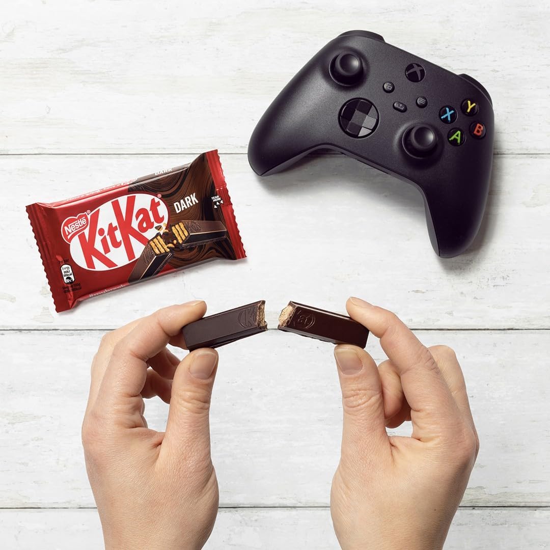 Thumbnail 4 de KITKAT Dark Wafer: 24 snack di wafer croccante ricoperti di cioccolato fondente (996 g) per appassionati del cacao