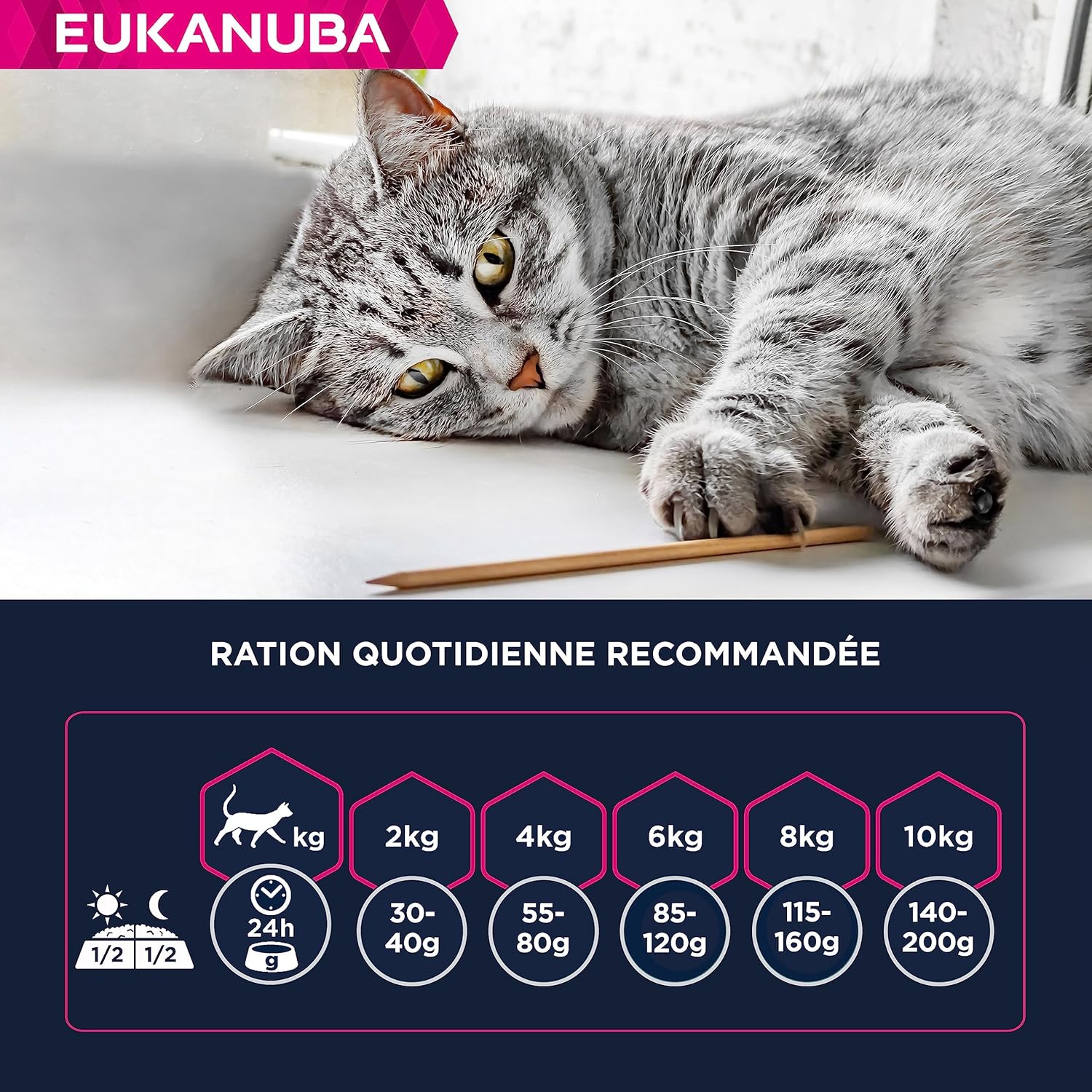 Thumbnail 5 de EUKANUBA Grain Free Croquettes pour Chat Senior au saumon – 10 kg
