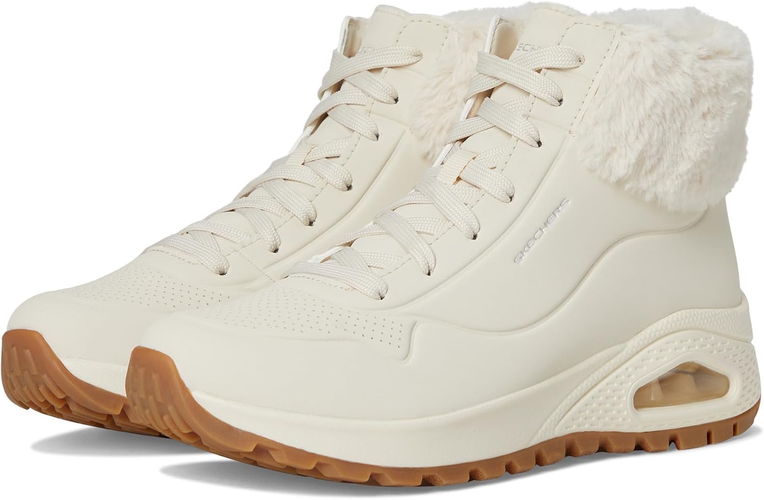 Skechers Uno Rugged Fall Air, botas deportivas de mujer en tono natural, talla 39