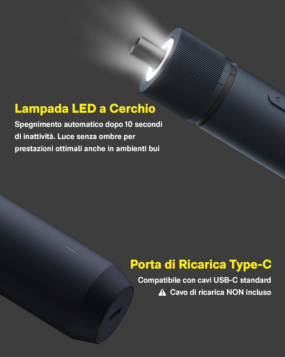 Thumbnail 6 de HOTO Kit Cacciavite Elettrico 3,6V 1500mAh