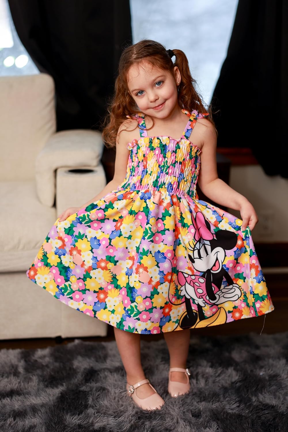 Detalle 2 de Disney Minnie Stitch Toddler Dress for Girls