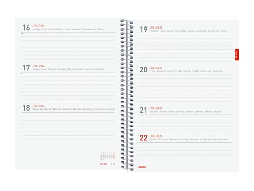 Thumbnail 4 de Finocam Agenda Espiral Semana Vista 18 meses 📘