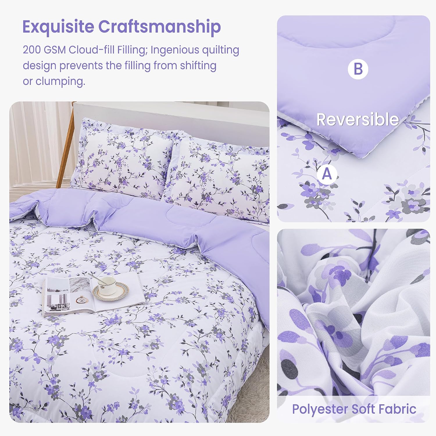 Detalle de Mooreeke Comforter Set, King Size