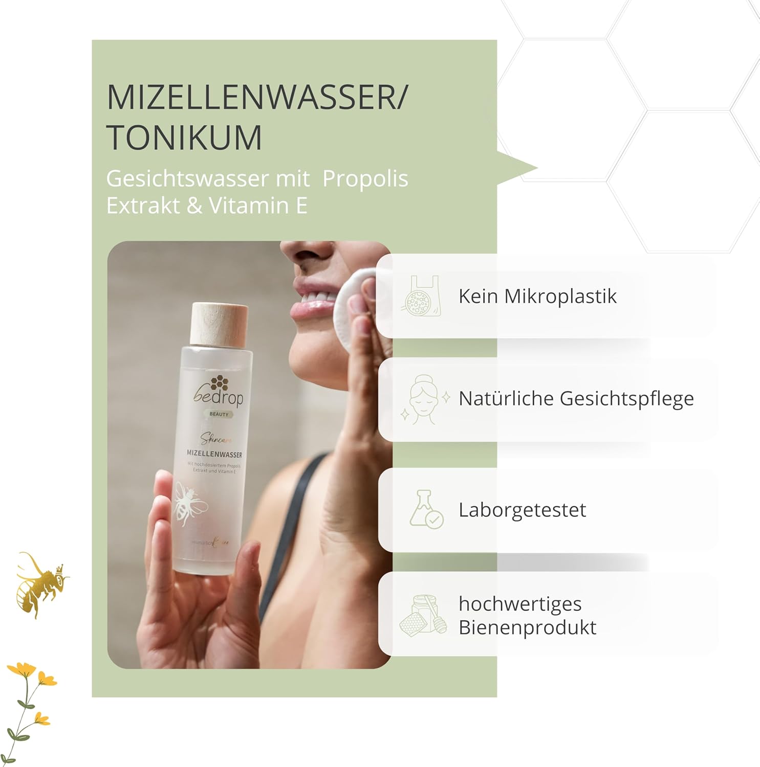 Thumbnail 2 de bedrop Mizellenwasser Tonikum Gesichtswasser 150ml