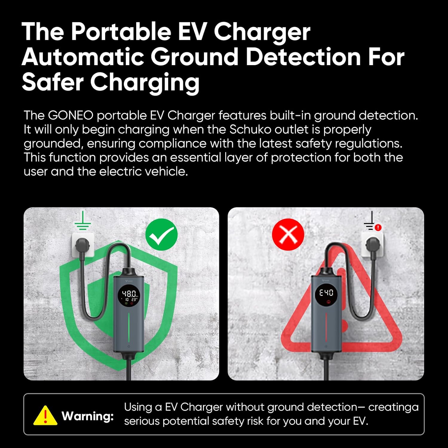 Thumbnail 3 de GONEO EV Charger UK Type 2 8m 2.3kW ⚡