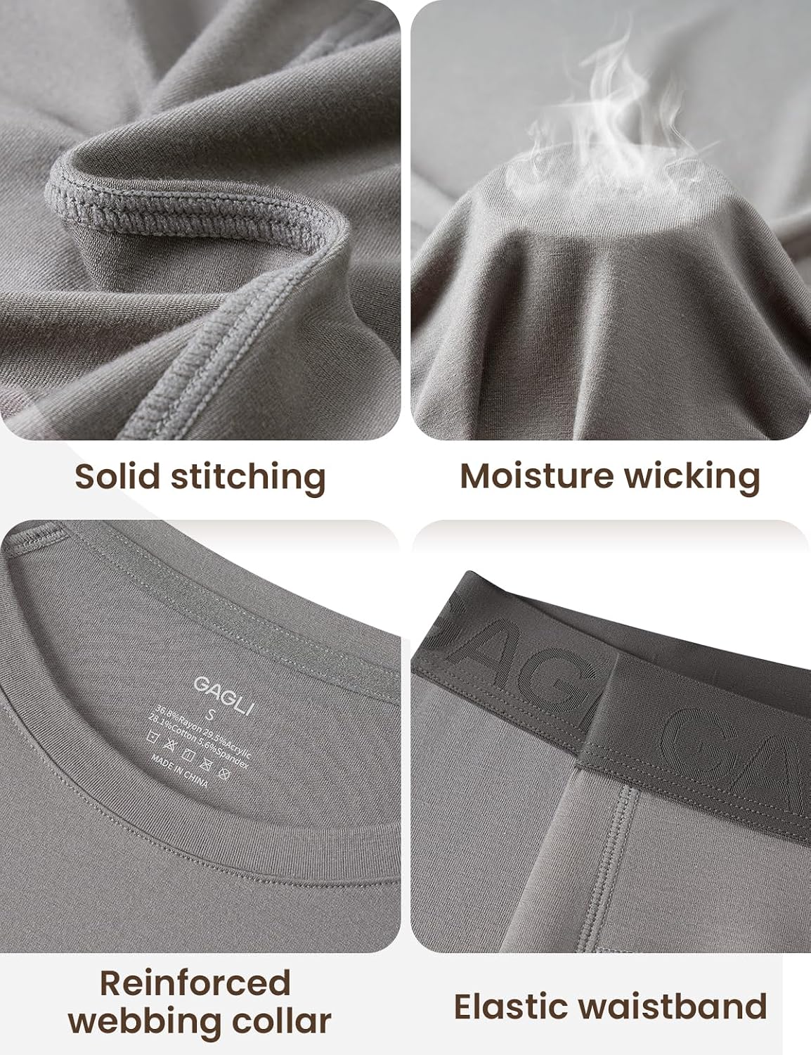 Thumbnail 4 de gagli Baselayer Thermounterwäsche Set 5℃ bis 15℃