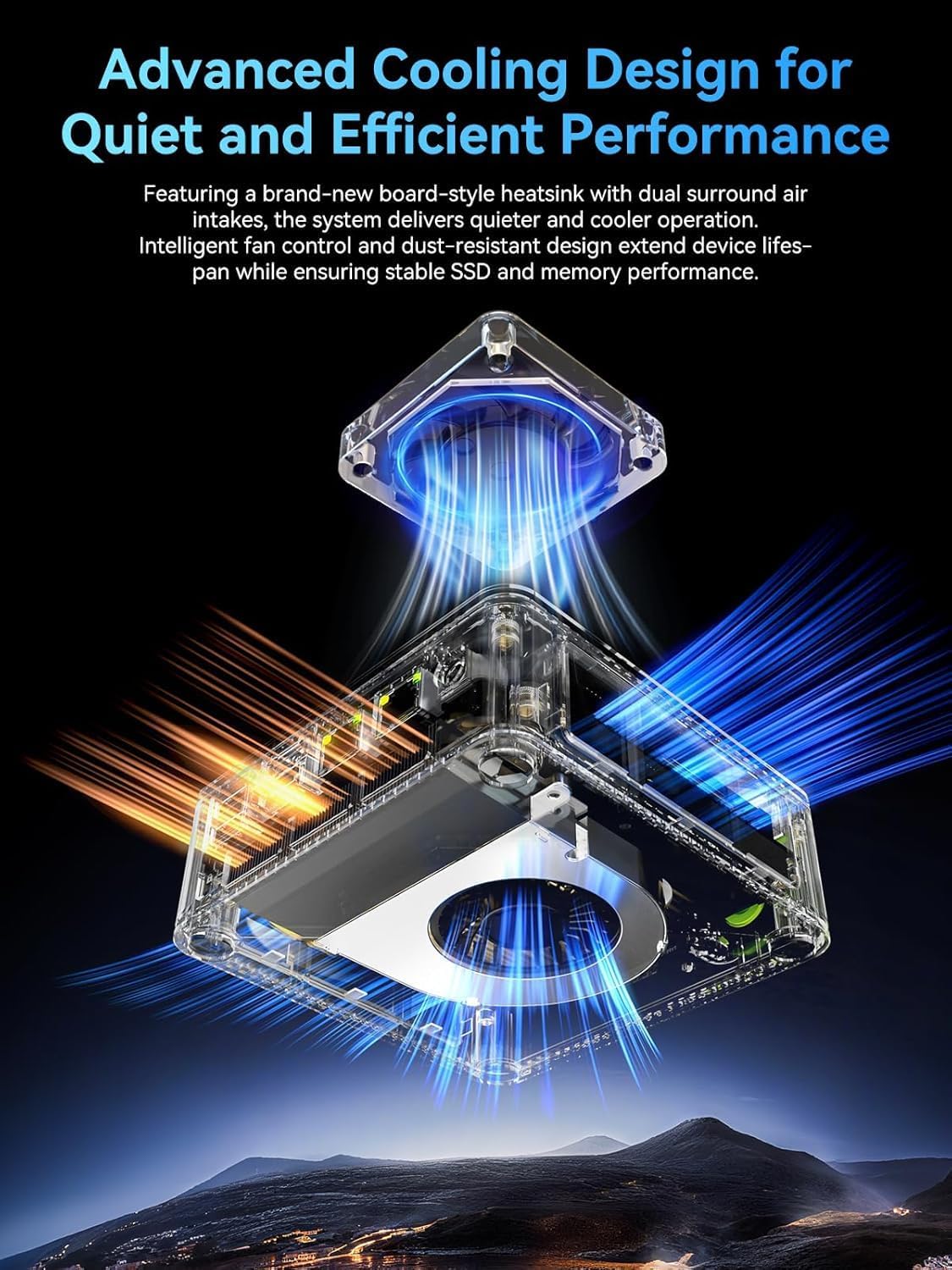 Thumbnail 6 de GMKtec Nucbox M5 Ultra Gaming Mini PC with Ryzen 7 7730U, 32GB DDR4, 1TB NVMe, WiFi 6E, Triple 4K