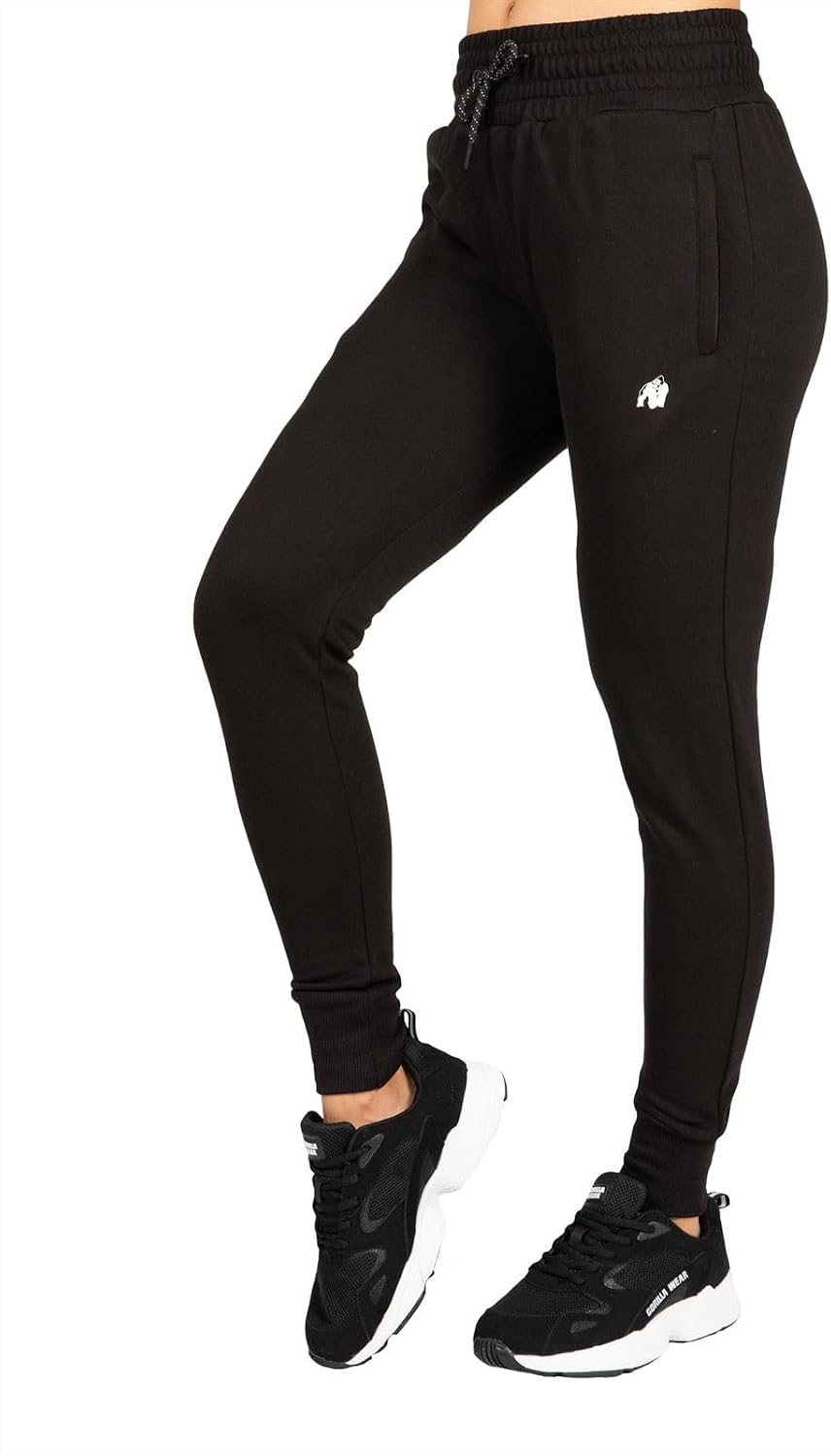 Gorilla Wear Marion Sweatpants – damskie spodnie dresowe, Regular Fit, ściągacz i kieszenie na zamek