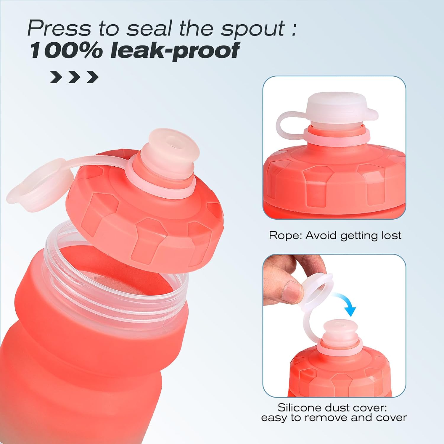 Detalle 2 de GXCROR Bike Water Bottle Holder with Bottle Combo: Lightweight, Durable, and Secure