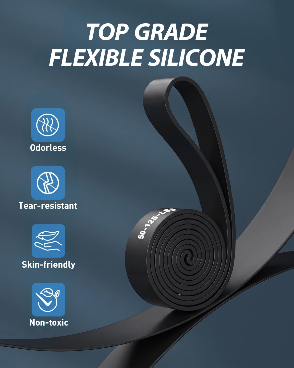 Detalle de Dapofajo Silicone Resistance Bands