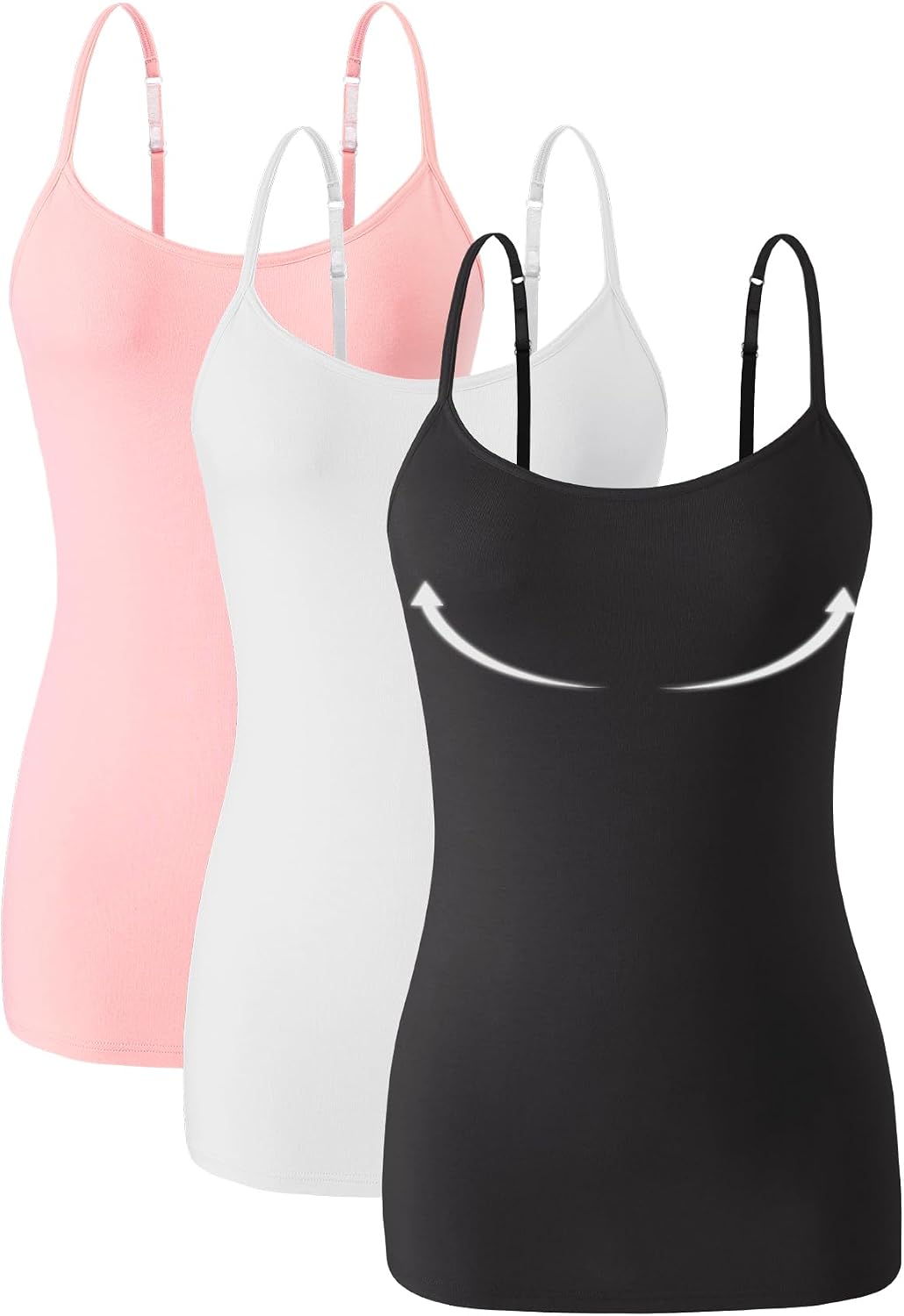 Detalle 2 de Knuffnee 95% cotton cami 3 pack vest