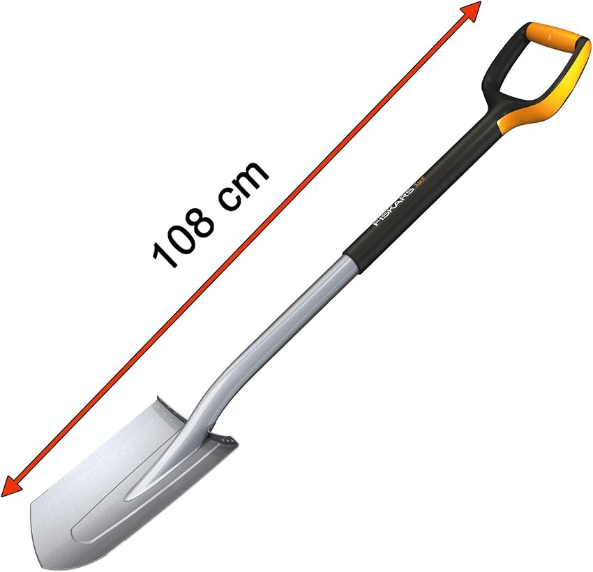 Detalle 2 de Fiskars Xact pala jardín 120 cm acero al boro