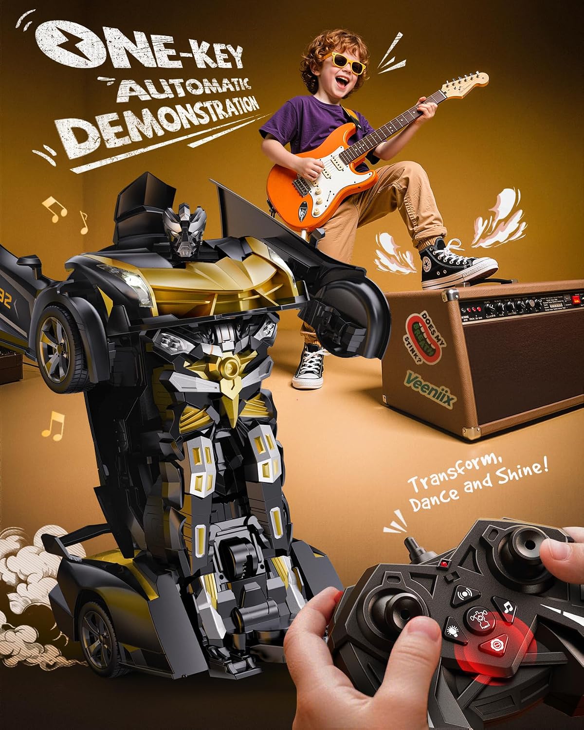 Detalle 2 de Veeniix RC Robot Car, 1:14 Scale