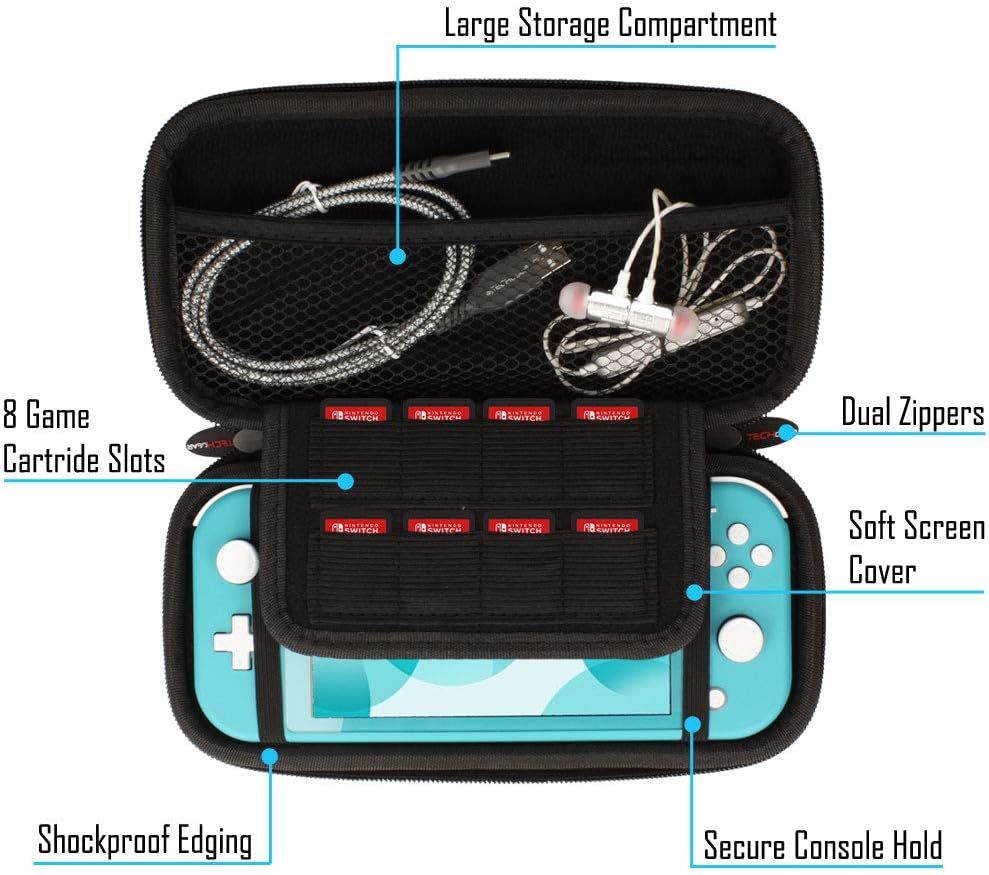 Detalle 2 de TECHGEAR Switch Lite Case 8‑slot RED