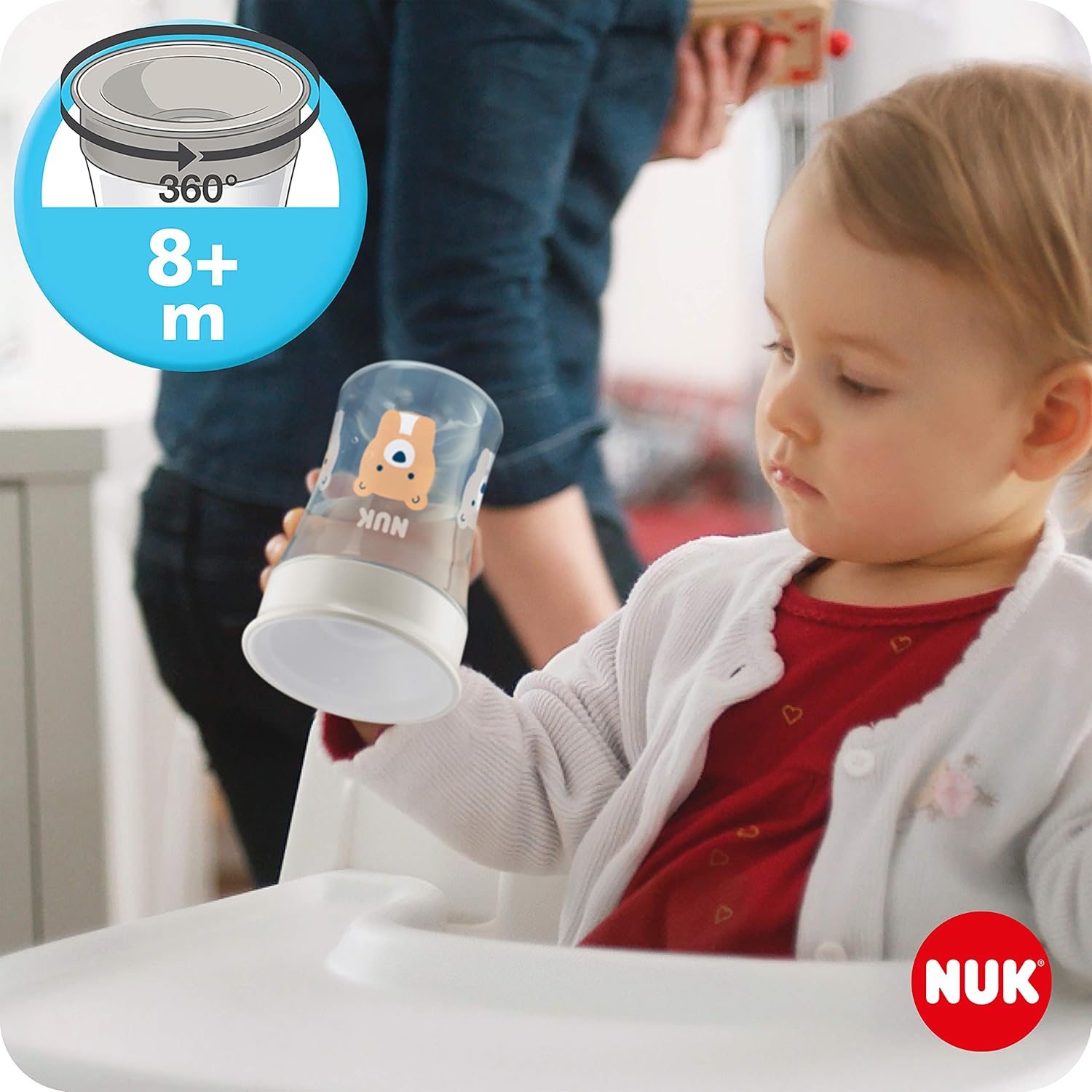 Detalle 2 de NUK 3-in-1 Trinklernset 230 ml 🥤