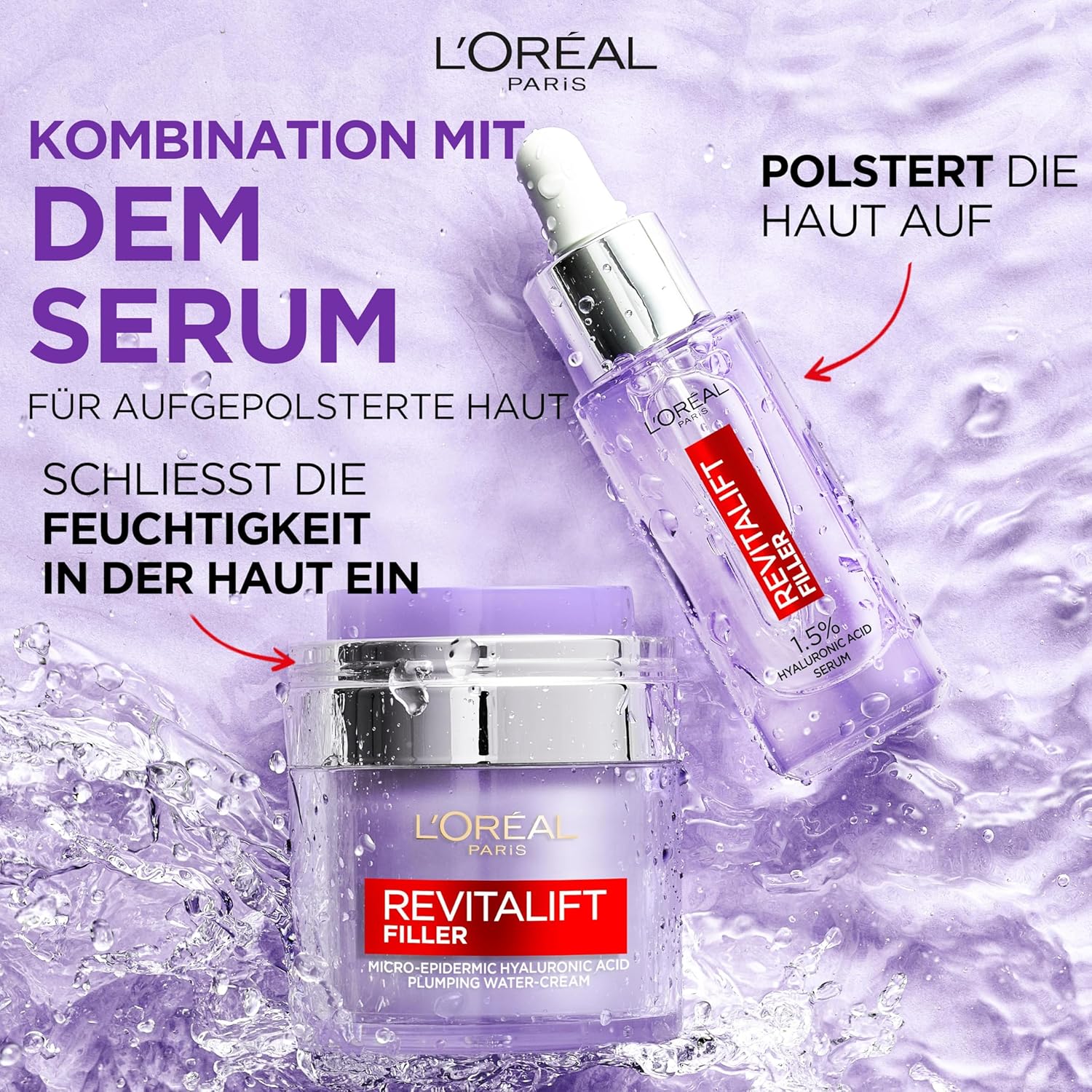 Thumbnail 6 de L'Oréal Paris Revitalift Filler Gel-Creme – Aufpolsternde Feuchtigkeitspflege, 50 ml