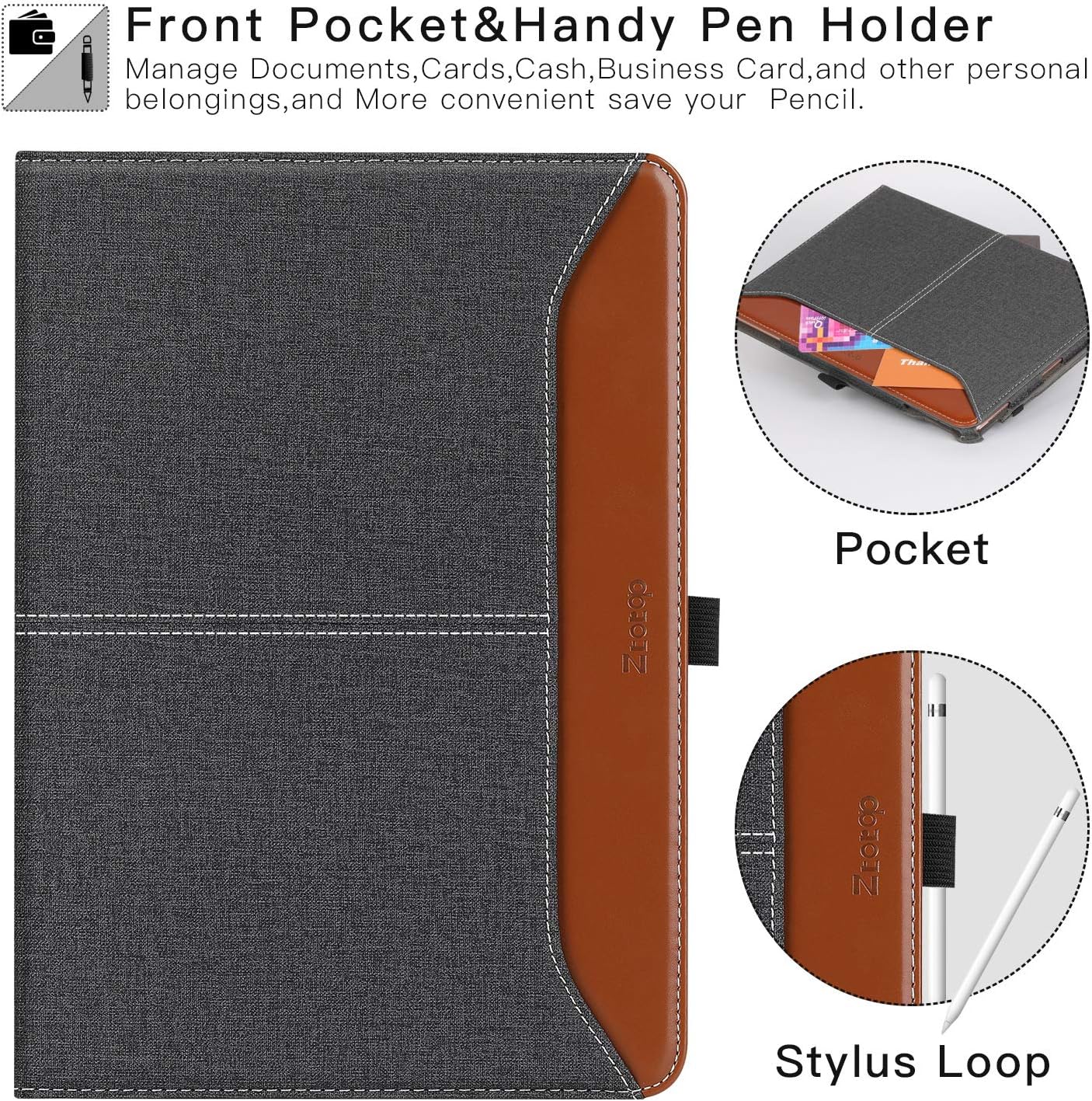 Thumbnail 5 de ZtotopCases iPad 10.2-inch 2021 leather folio case