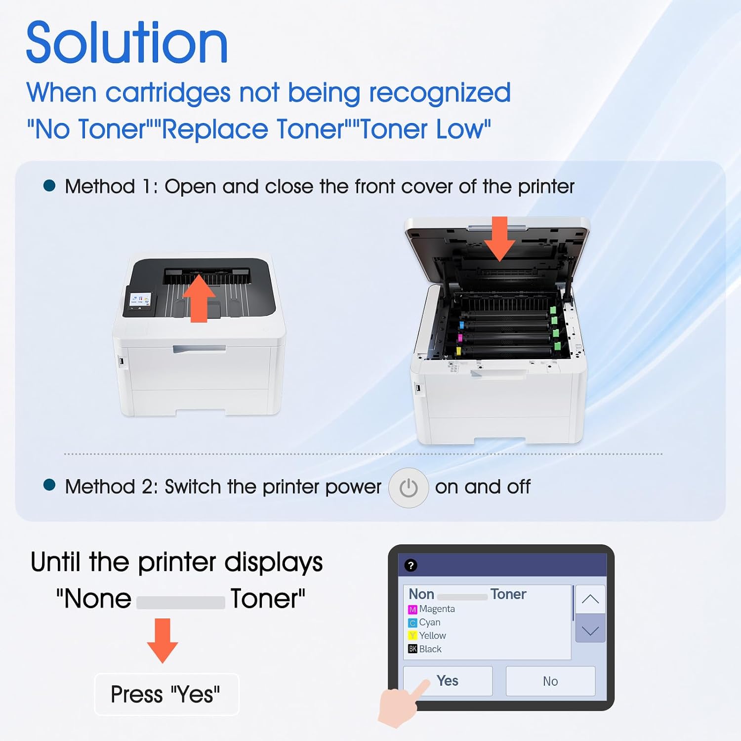 Detalle 2 de Cool Toner TN229 TN229XL Compatible Toner Cartridges, 5-Pack with Chips
