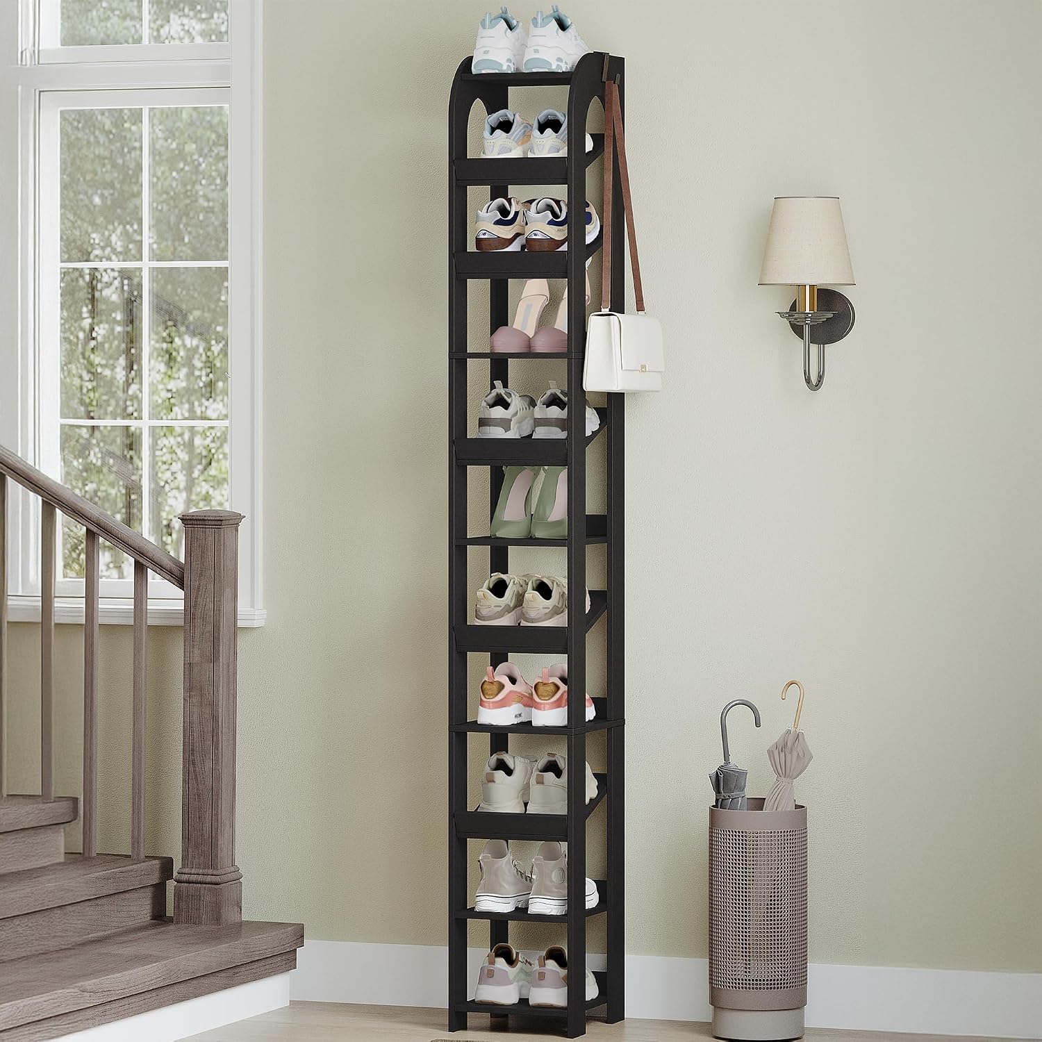 Detalle de Hzuaneri SR12406X Étagère à chaussures 11 niveaux