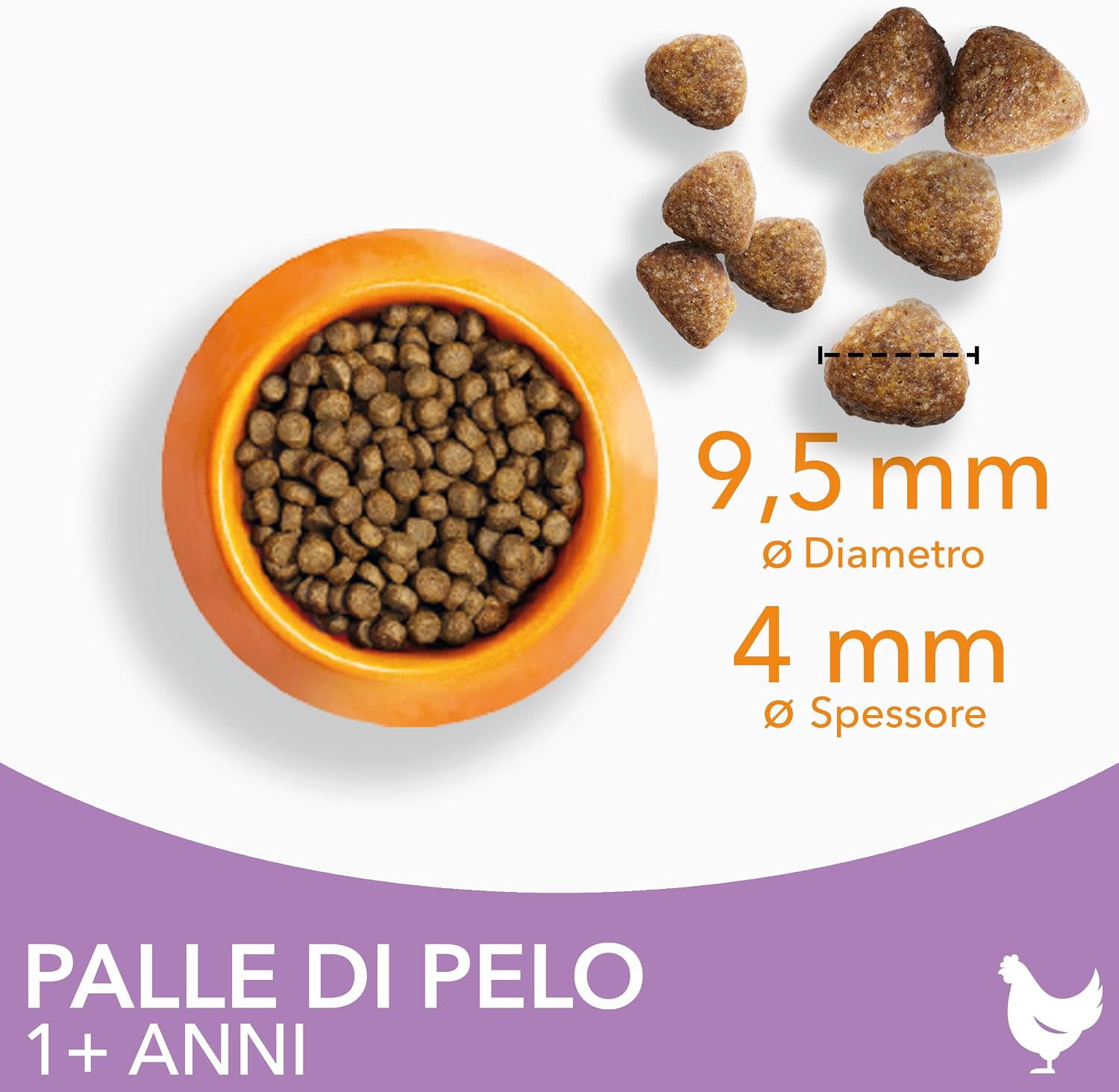 Detalle 2 de IAMS Anti-Hairball: alimento secco per Gatti da 1 anno, 3 kg
