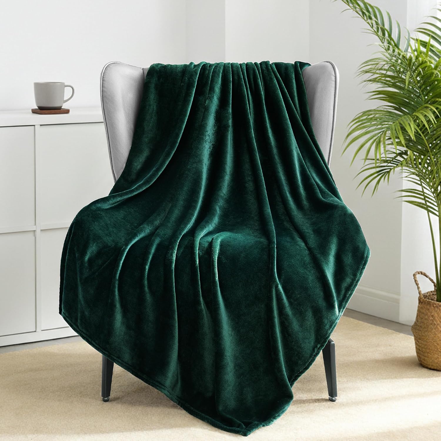 Detalle de Exclusivo Mezcla Fleece Throw XL 127x178 cm