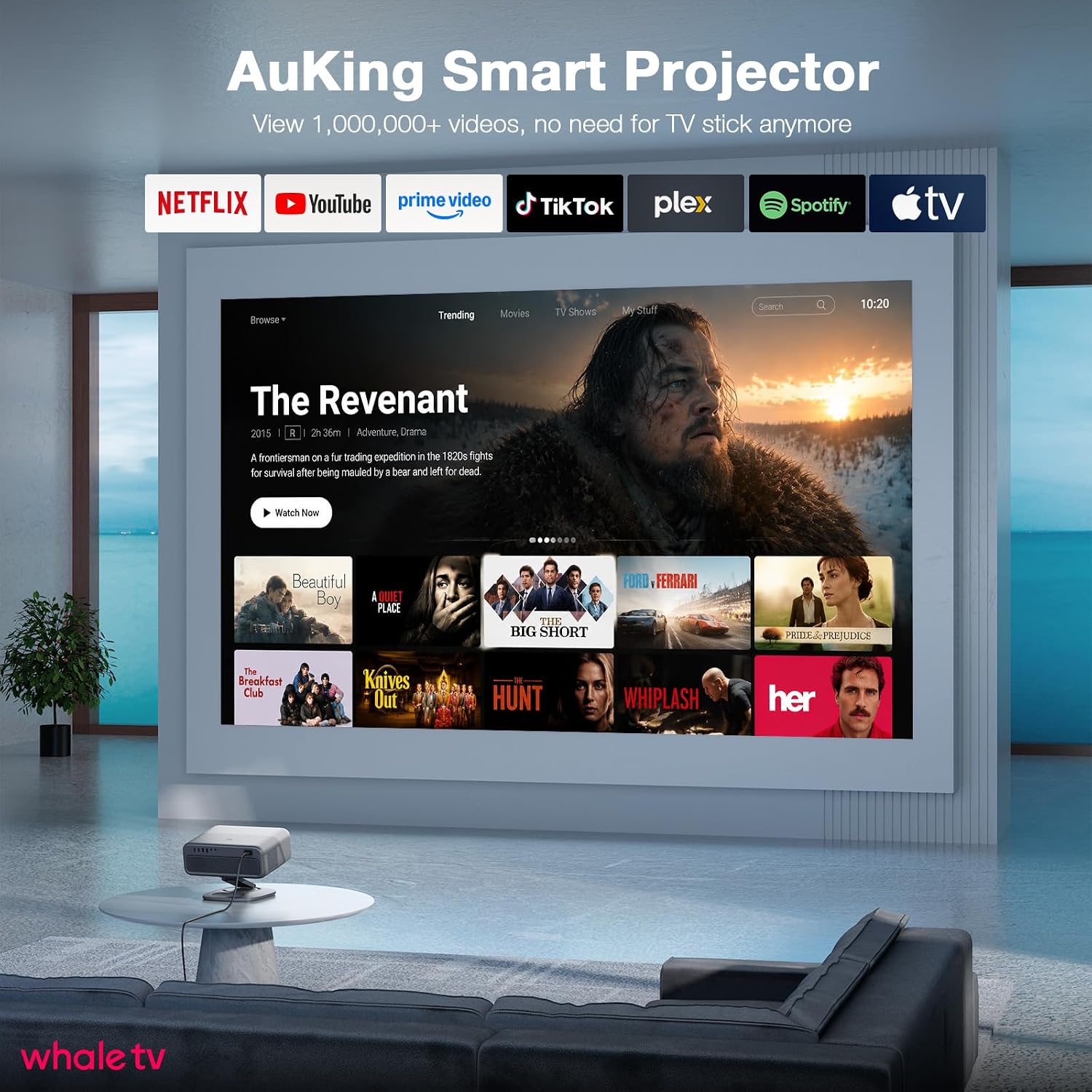 Detalle de AuKing 4K Projector