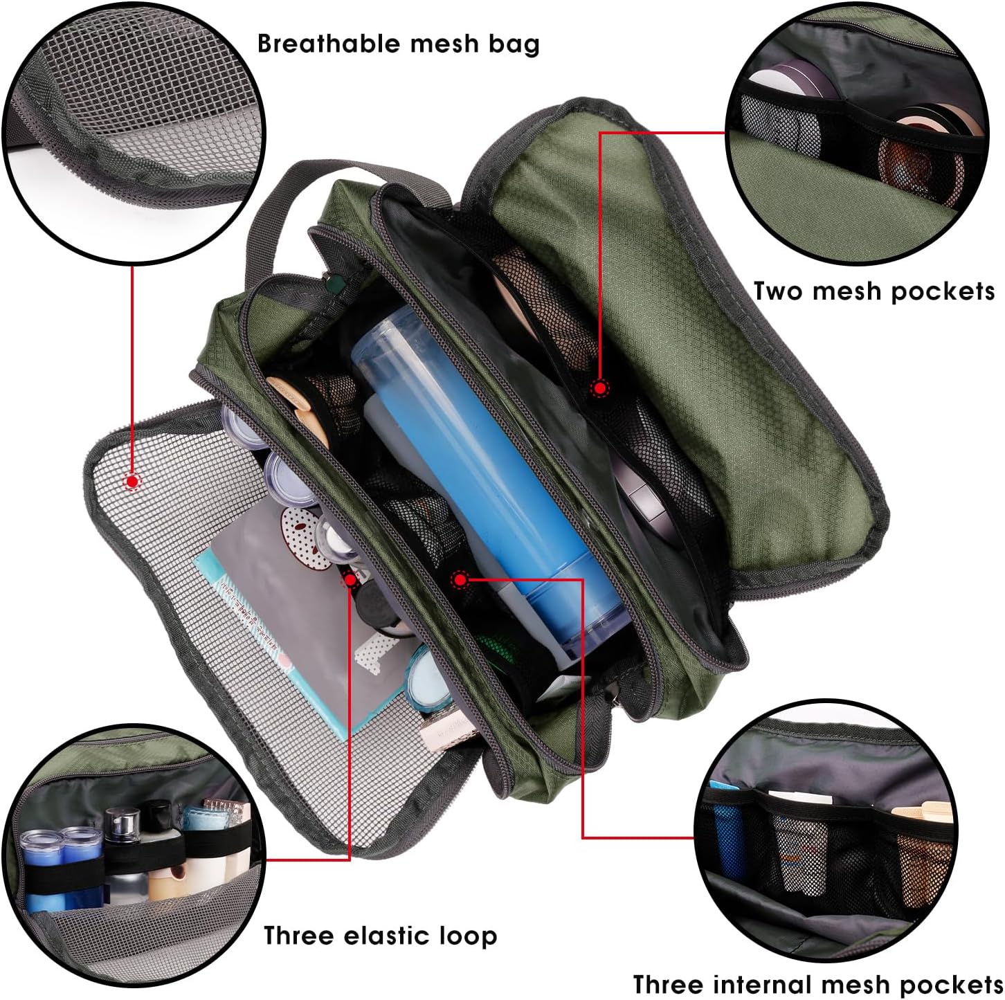 Thumbnail 1 de WANDF Toiletry Bag 26 x 15 x 12 cm