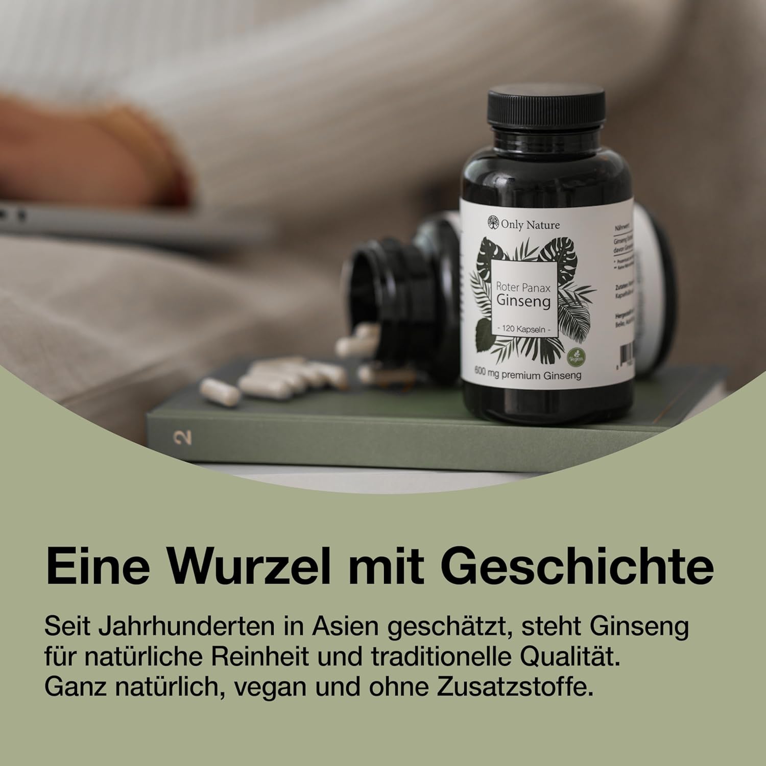 Thumbnail 2 de Only Nature® Ginseng 600 mg 120 Kapseln