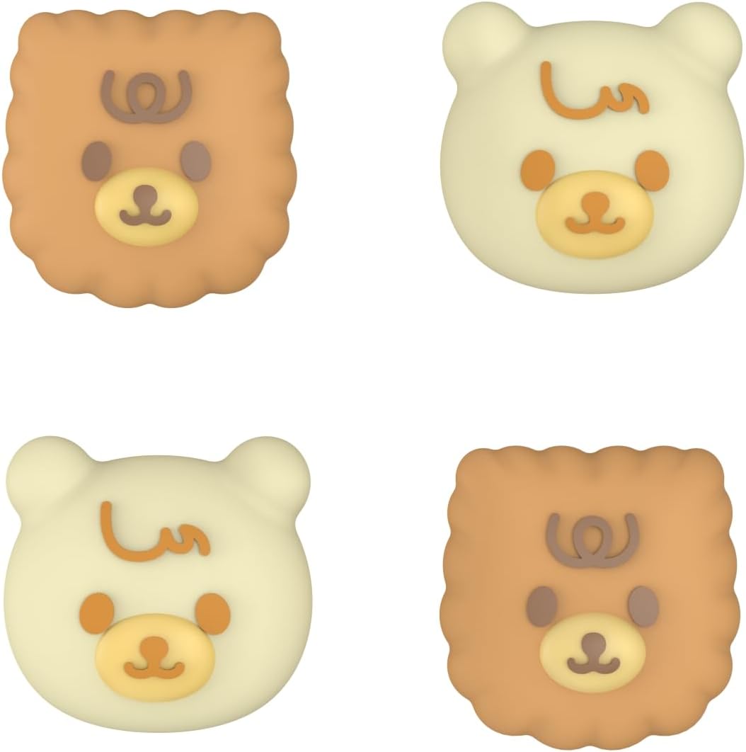 Thumbnail 6 de PlayVital Cute Thumb Grip Caps for PS5/4, Xbox Series X/S, Switch Pro Controller – Cute Bear