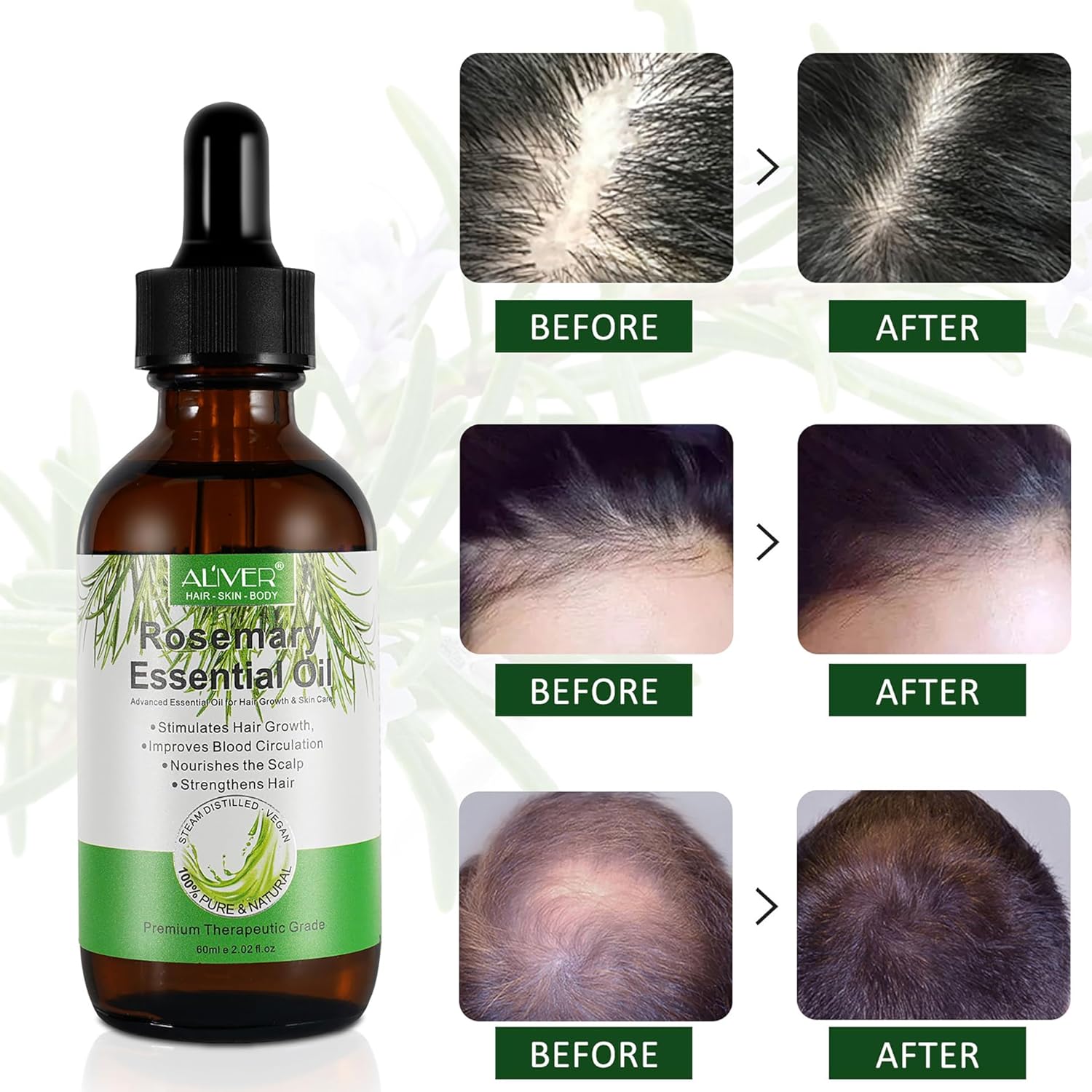Thumbnail 5 de ALIVER Rosmarinöl 60ml für Haare