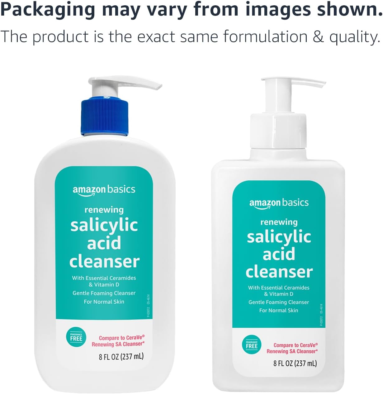 Thumbnail 1 de Amazon Basics Renewing Salicylic Acid Face Cleanser (8 fl oz) with Ceramides & Vitamin D