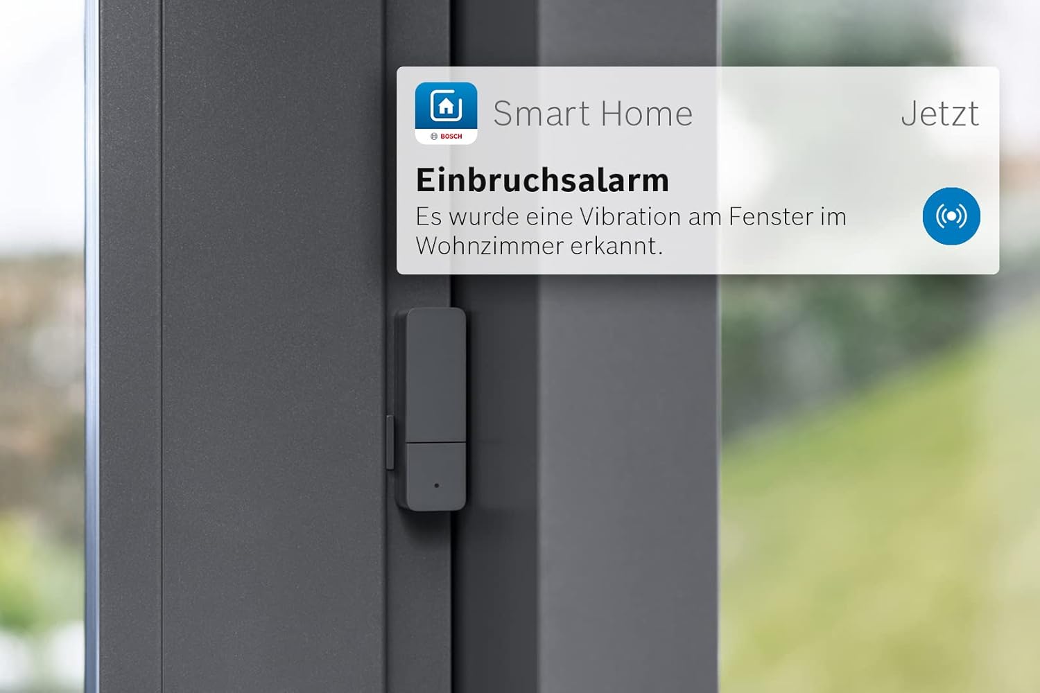 Thumbnail 3 de Bosch Smart Home Tür-/Fensterkontakt II Plus (anthrazit) – Sensor für Erschütterungserkennung und Alarmintegration