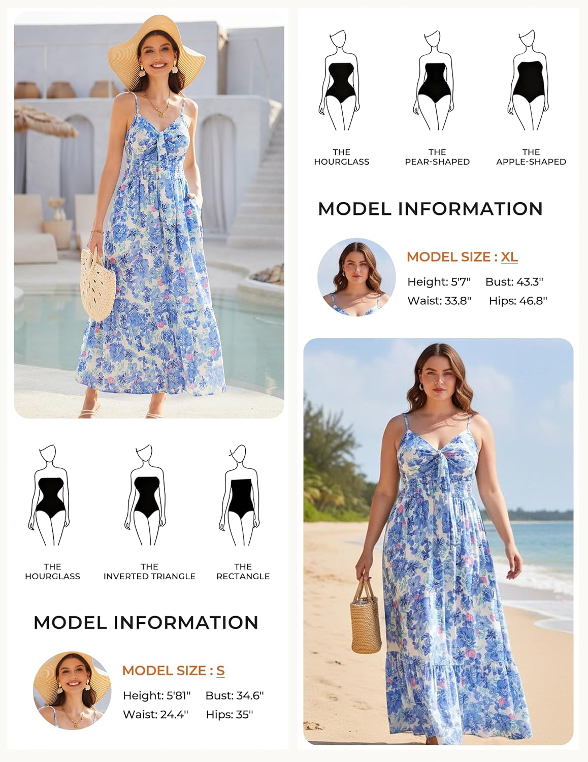 Detalle 1 de GRACE KARIN Floral Maxi Dress