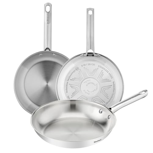 Detalle de Tefal Duetto On: Juego de Sartenes Dueto 20/24/28 cm para Cocción Rápida y Crujiente