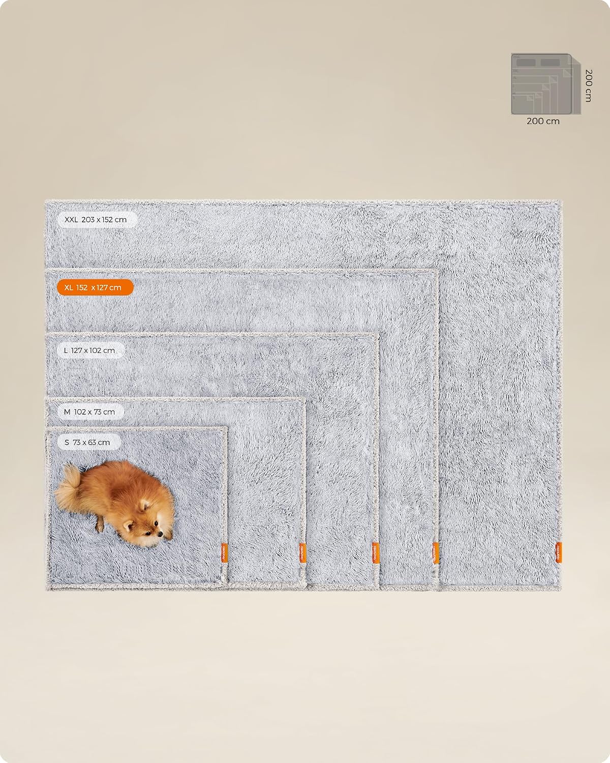 Thumbnail 4 de Feandrea Hundedecke wasserdichte Decke 152x127 cm