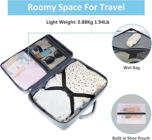 Detalle de Taygeer Ryanair Cabin Bags 40x30x20 Underseat Travel Backpack