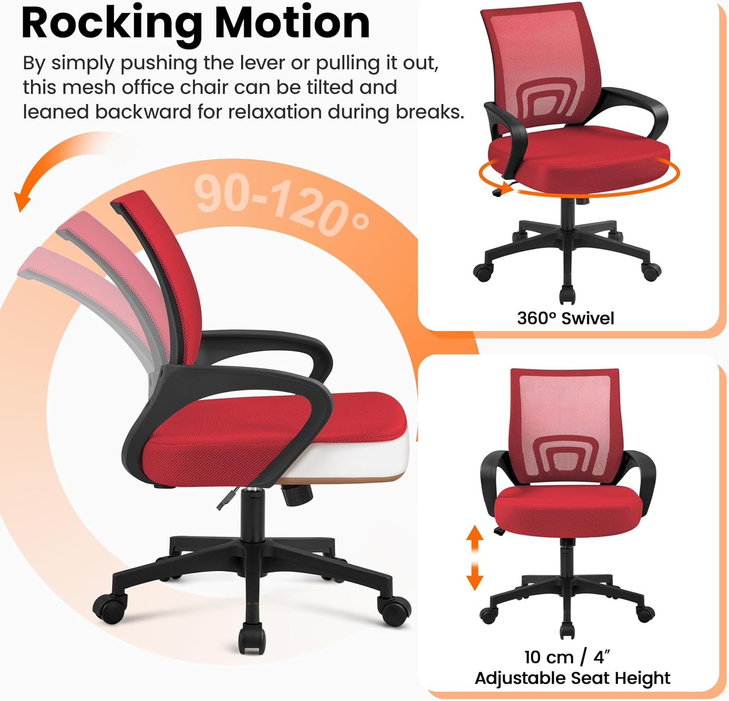 Detalle de Yaheetech Mesh Office Chair