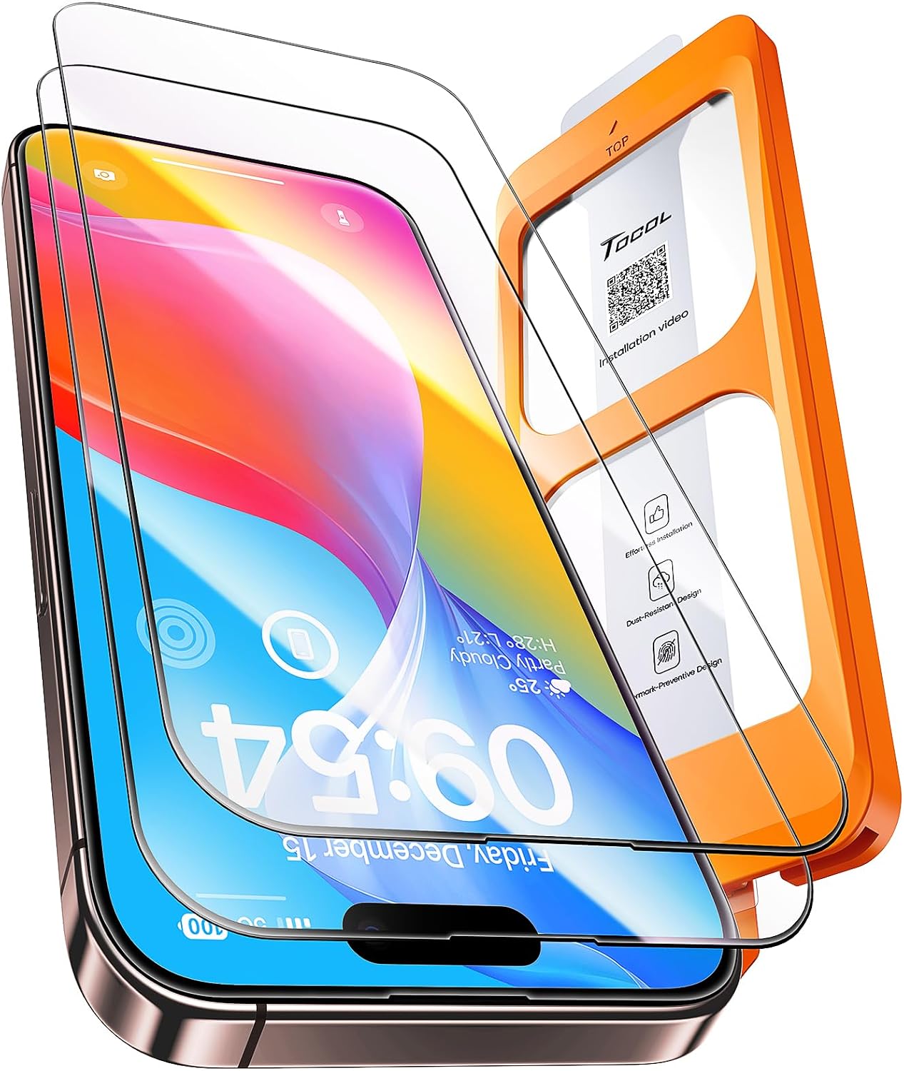 Detalle de TOCOL Screen Protector for iPhone 16 Plus