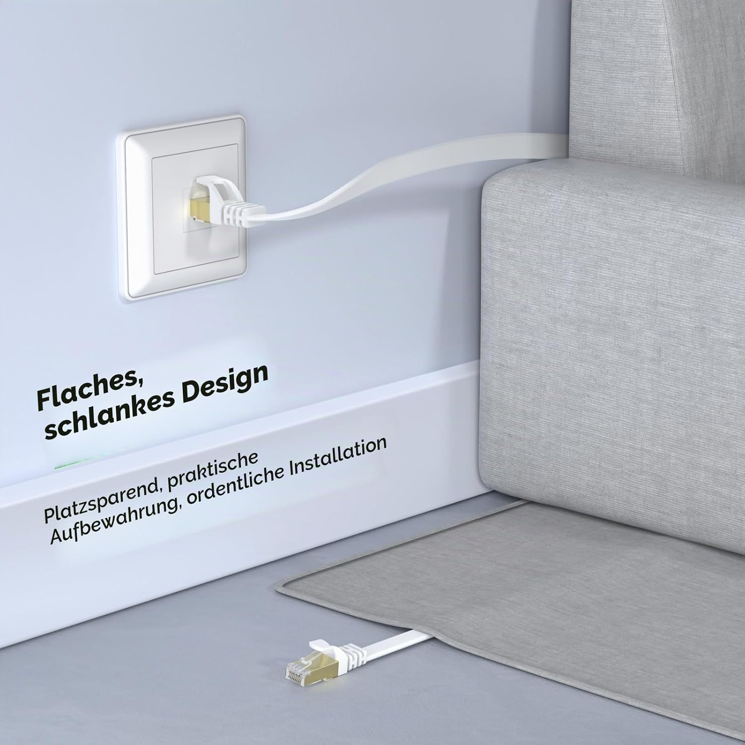 Detalle 2 de BUSOHE Cat 8 Ethernet-Kabel 20 m 🔌