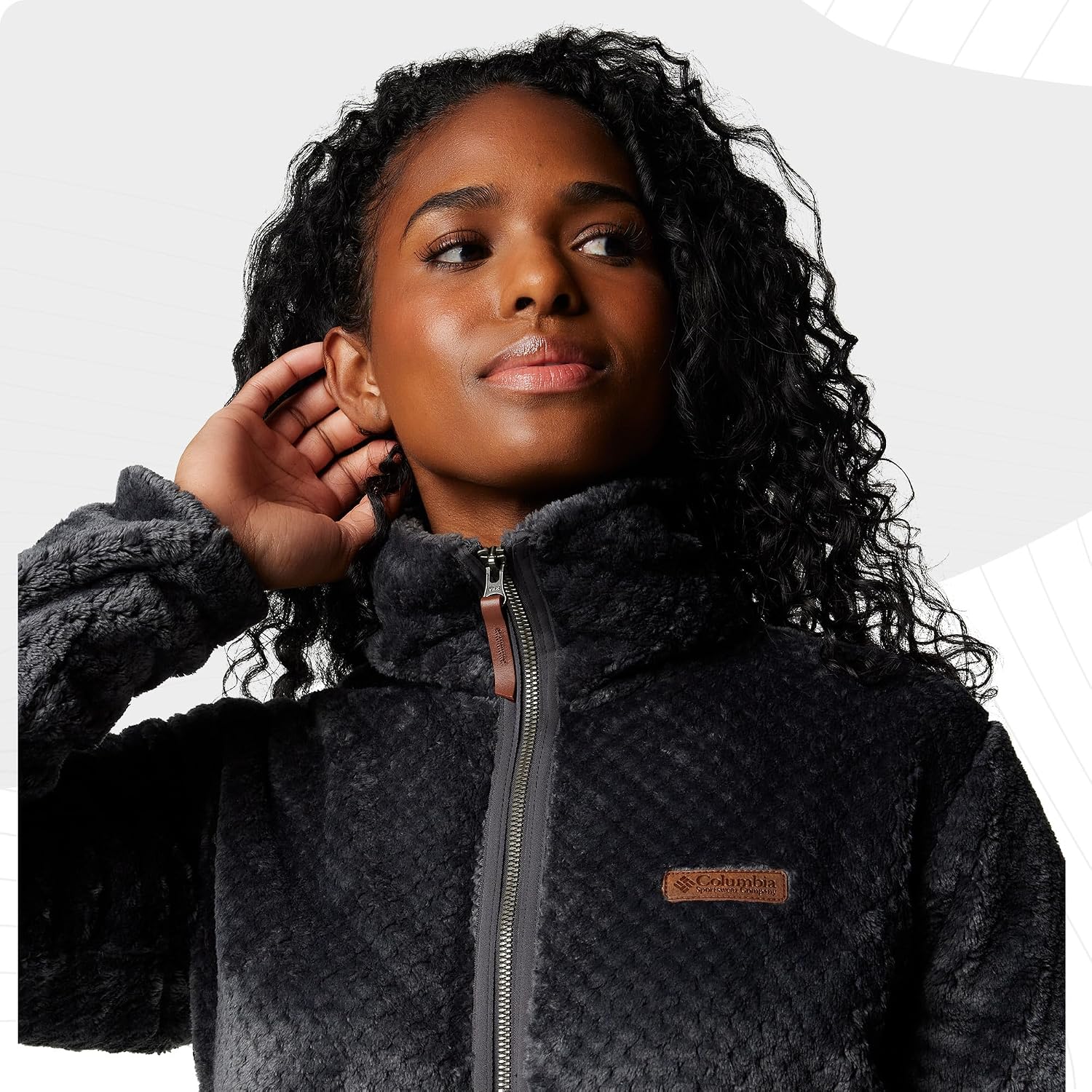 Detalle 2 de Veste polaire Columbia Fire Side II Sherpa femme entièrement zippée ⚙