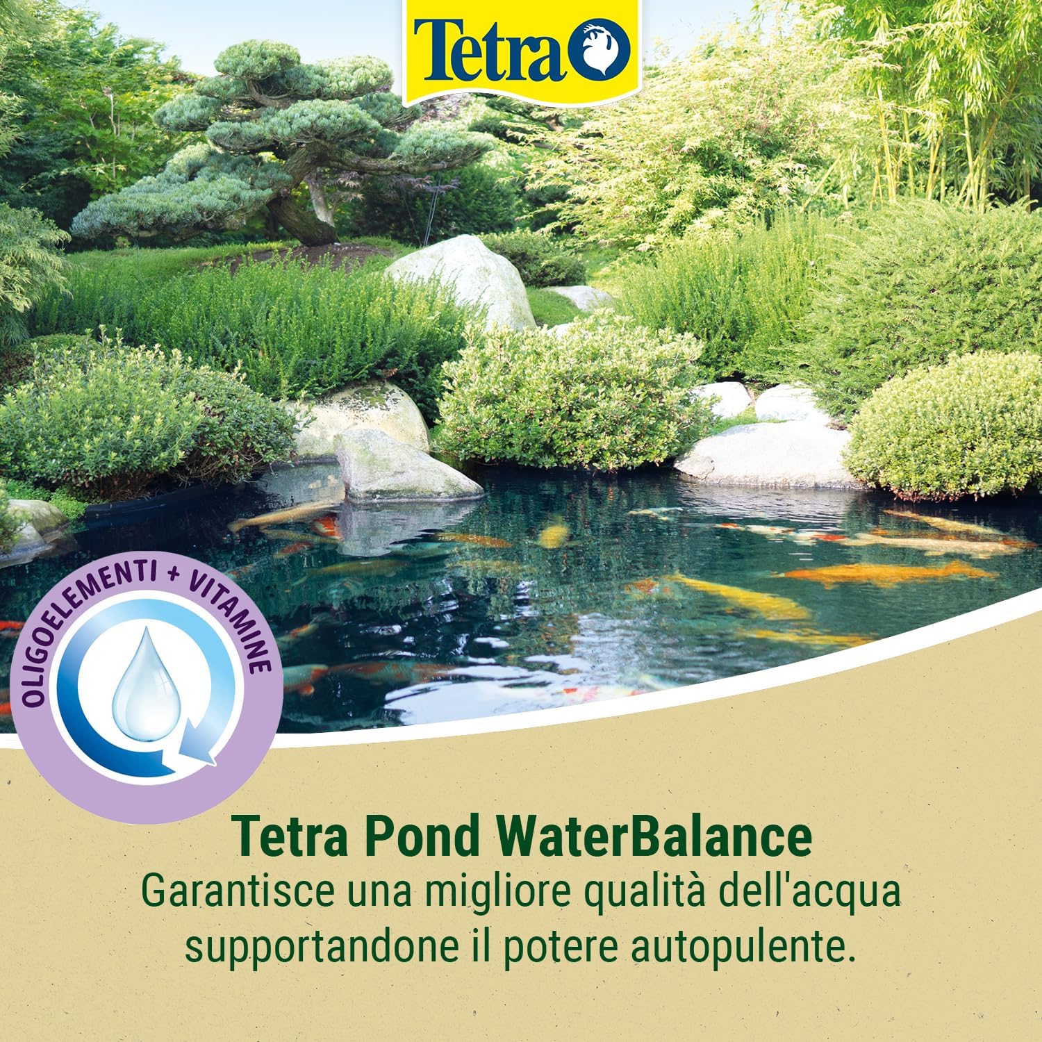 Detalle de Tetra Pond WaterBalance 500 ml: equilibrio biologico naturale per laghetti domestici