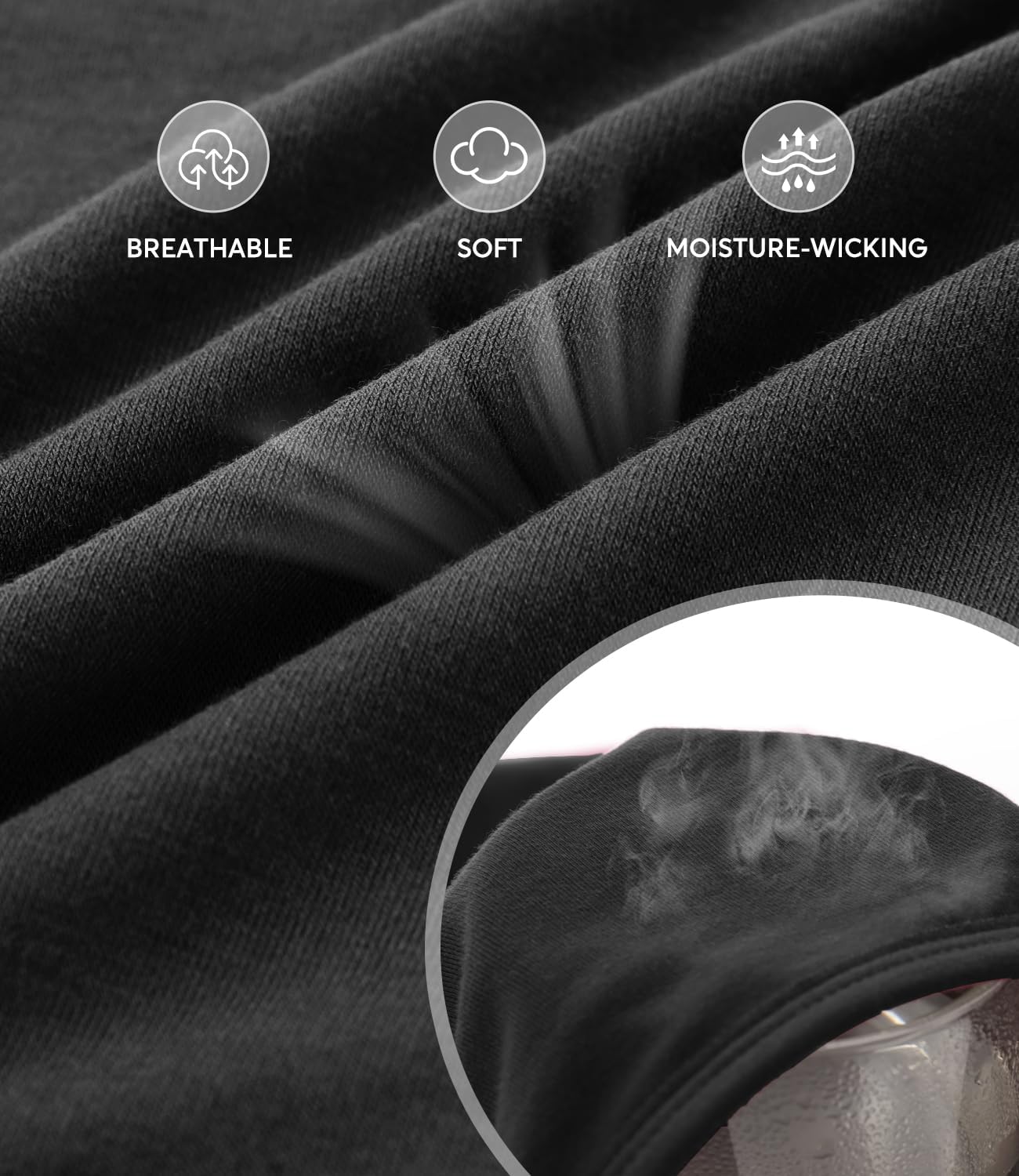 Thumbnail 5 de BAMBOO COOL Men's Boxer Briefs, 7-Pack with Fly, Moisture-Wicking Comfort