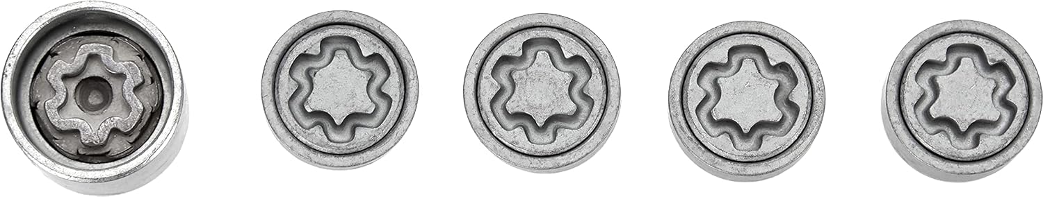 Detalle 2 de Farad 1-A1C/E Starlock 1CH – zamek do felg z bolcem mocującym, srebrny